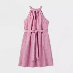 A New Day Purple Halter Dress NWT
